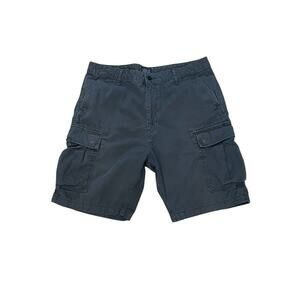 Levi's Carrier Cargo Shorts Men’s Size 36 Black/Dark Gray 100% Cotton Casual